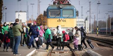 Ukraine Fl&uuml;chtlinge