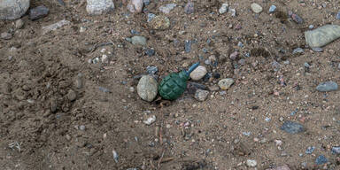 Handgranate sichergestellt (Symbolfoto).