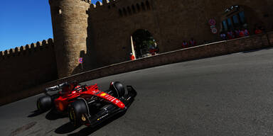 Formel 1 Baku Charles Leclerc Max Verstappen Sergio Perez