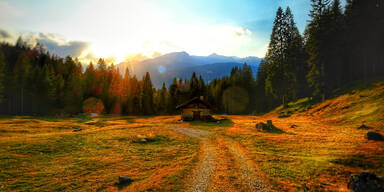 italien h&uuml;tte wald