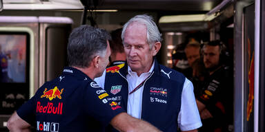 Christian Horner Helmut Marko Red Bull Racing