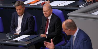 Friedrich Merz Olaf Scholz Robert Habeck