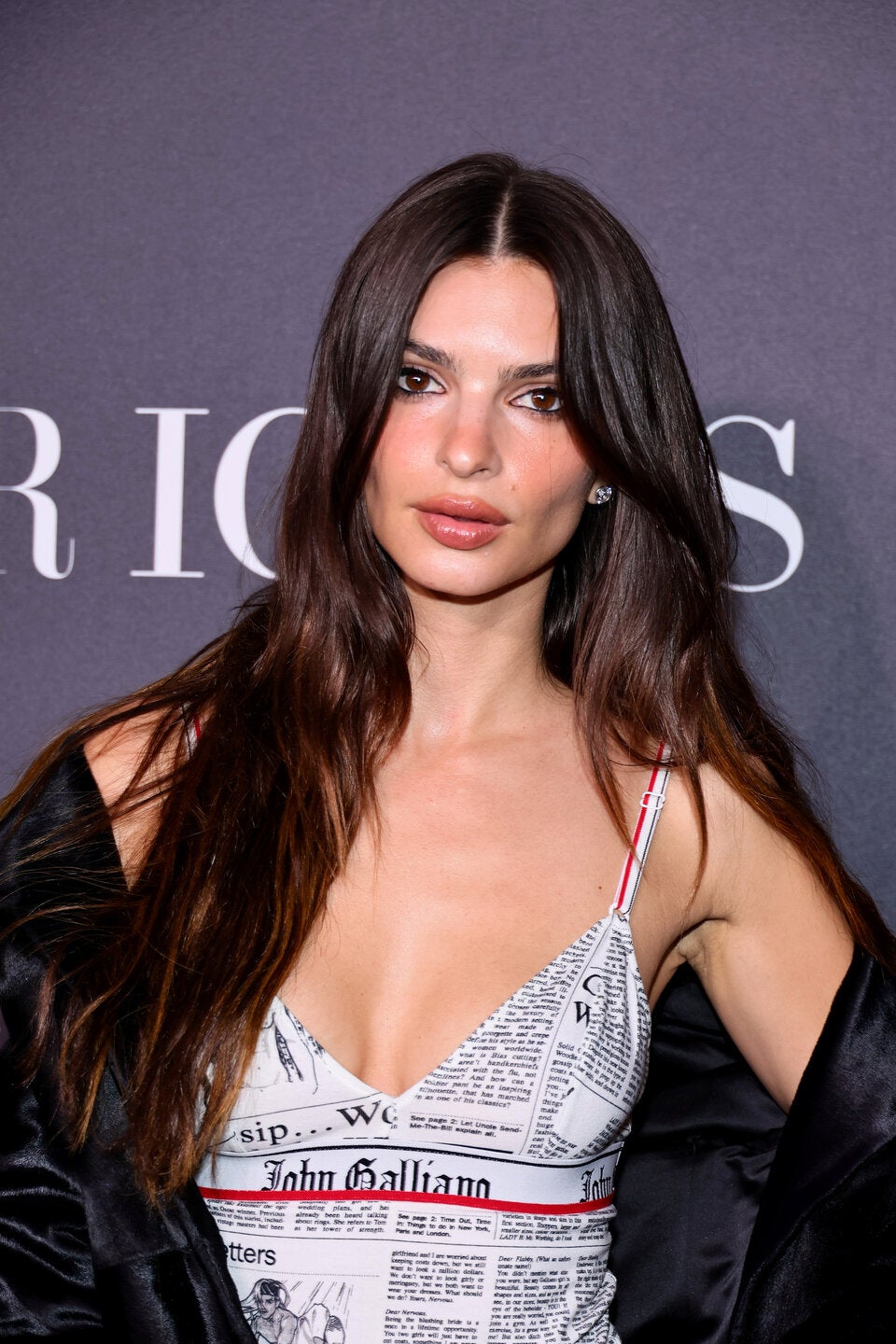 Brad and Ratajkowski