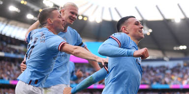 ManCity-Gala im Manchester-Derby gegen United