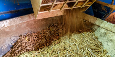 Lkw mit 38 Tonnen Holz-Pellets beim Knoten V&ouml;sendorf umgekippt