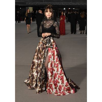 Jessica Chastain in Oscar de la Renta.