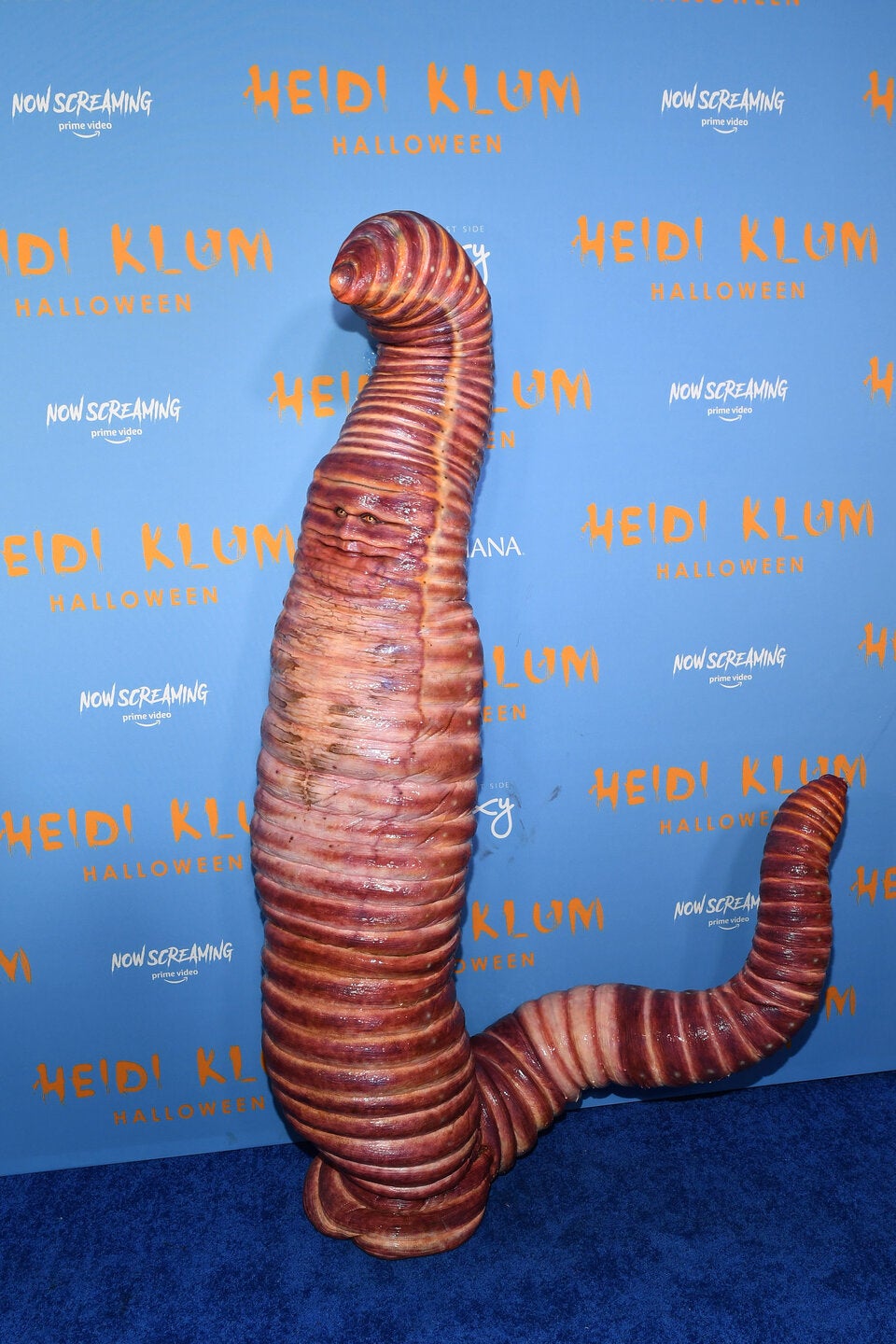 Das trug Heidi unter ihrem Wurm-Kostüm