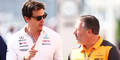 Zak Brown Toto Wolff