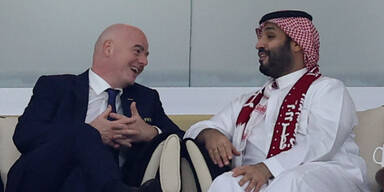 Gianni Infantino Mohammed bin Salman