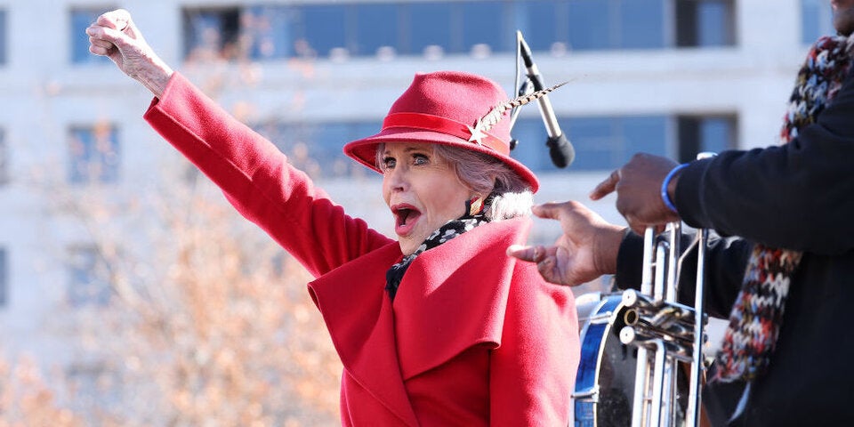 Jane Fonda bei einer der 