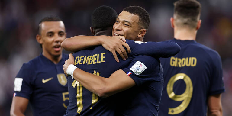 Frankreich Jubel Mbappe