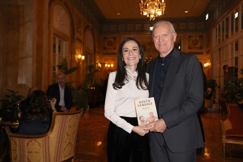 Santo Versace und seine Frau Francesca De Stefano Versace bei 