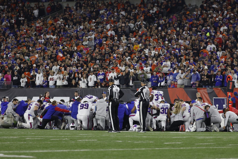 Damar Hamlin NFL Schock Unfall