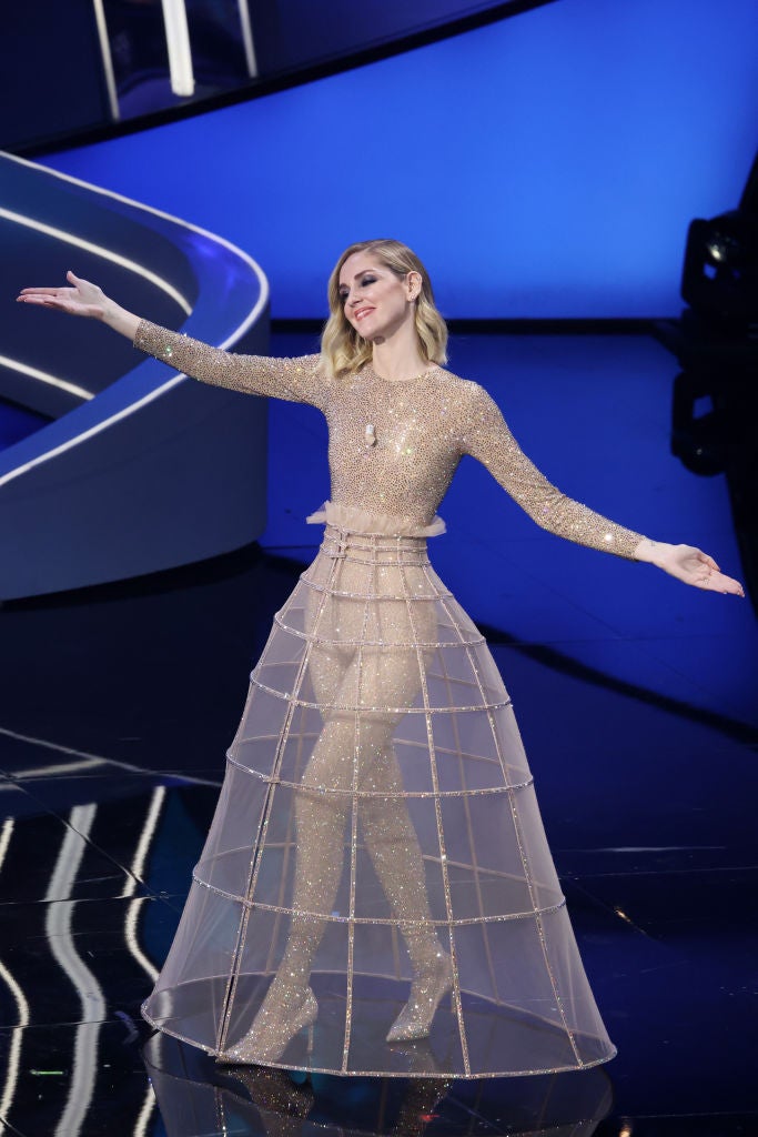 Chiara Ferragni setzt ein nacktes Mode-Statement