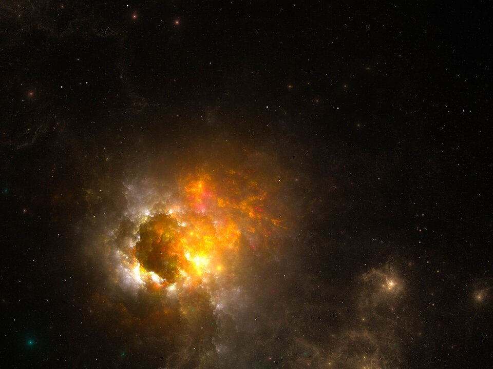 Sternenexplosionen, auch Supernovae genannt, sind gewaltige Ausbrüche, bei denen ein Stern am Ende seines Lebens plötzlich extrem hell aufleuchtet und große Mengen Energie sowie Materie ins All schleudert.