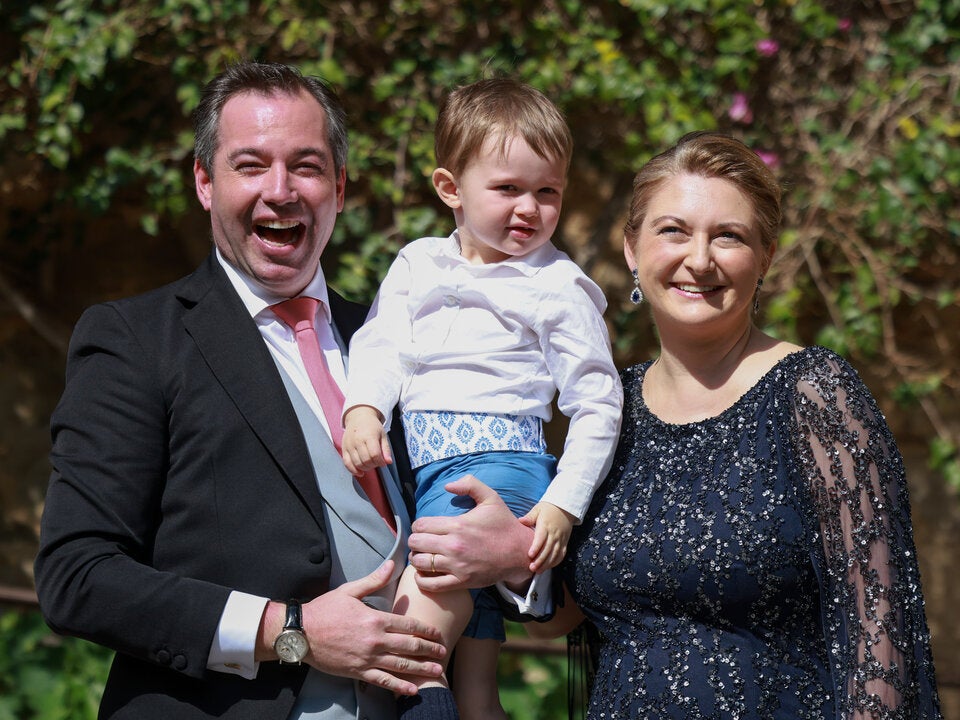  Prinz Guillaume von Luxemburg, Prinz Charles und Kronprinzessin Stephanie von Luxemburg