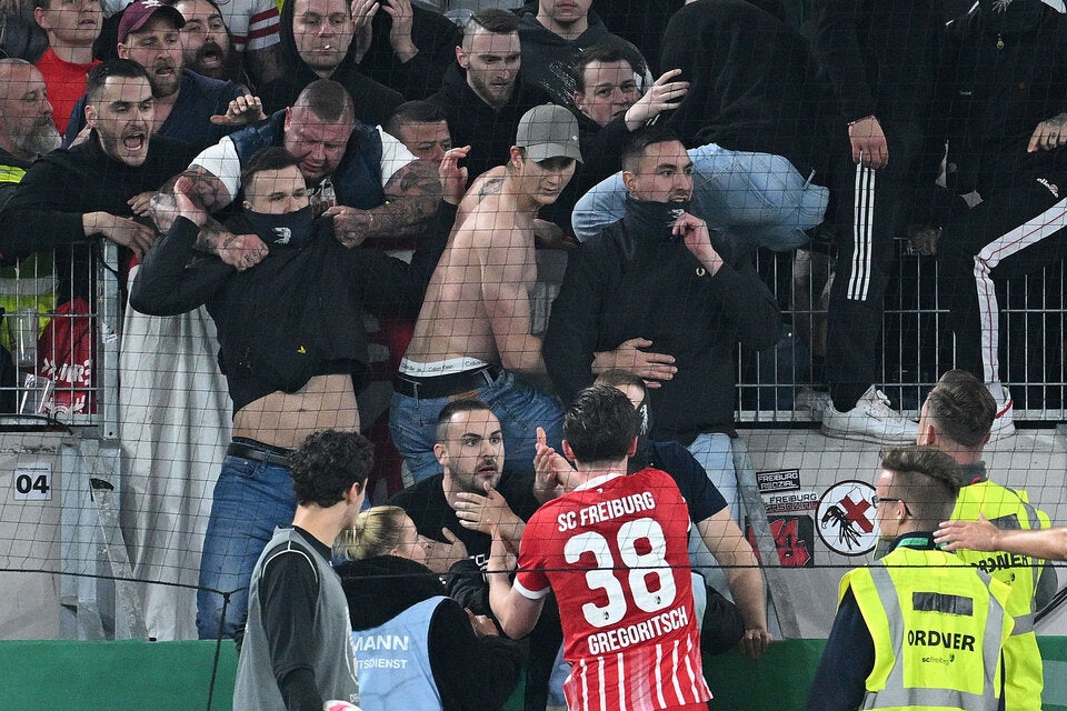 RB Leipzig DFB-Pokal Freiburg Michael Gregoritsch Fans