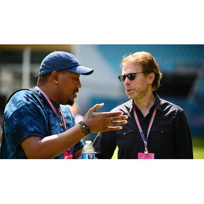 Pöltl-Teamkollege Pascal Siakam war ebenfalls beim zweiten Red-Bull-Team zu Gast