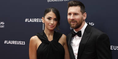 Antonela Rocuzzo & Lionel Messi