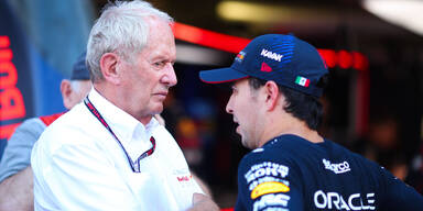 Helmut Marko Sergio Perez Red Bull Racing