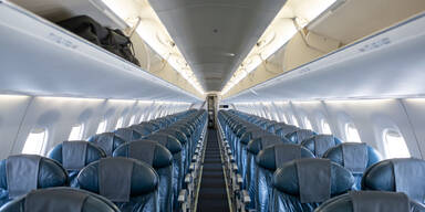 Leeres Flugzeug