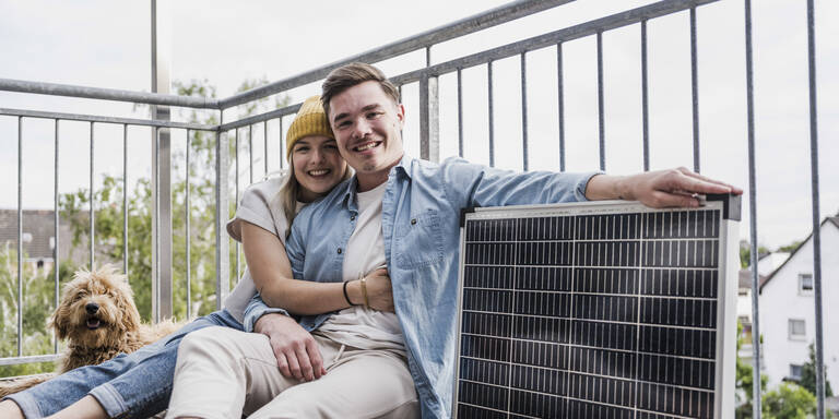 Solaranlage Balkonkraftwerg PV Anlage