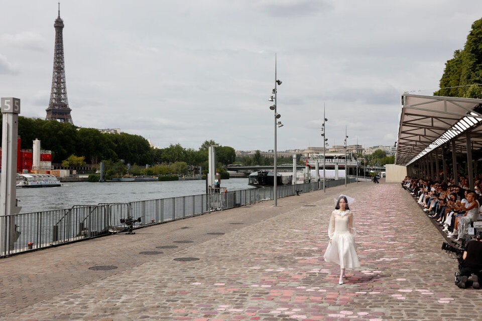 Die Chanel-Braut ist ein Highlight jeder Show.