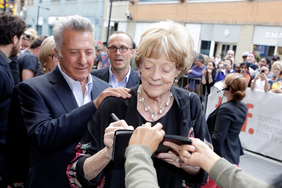 Dustin Hoffman & Maggie Smith