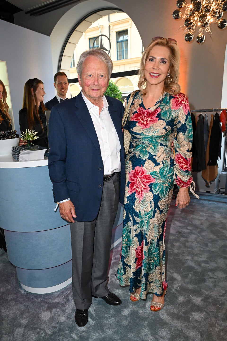 Wolfgang Porsche und seine Frau Gabriele zu Leiningen 