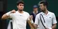 Novak Djokovic Carlos Alcaraz Wimbledon