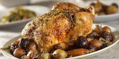 Gef&uuml;lltes Brathuhn
