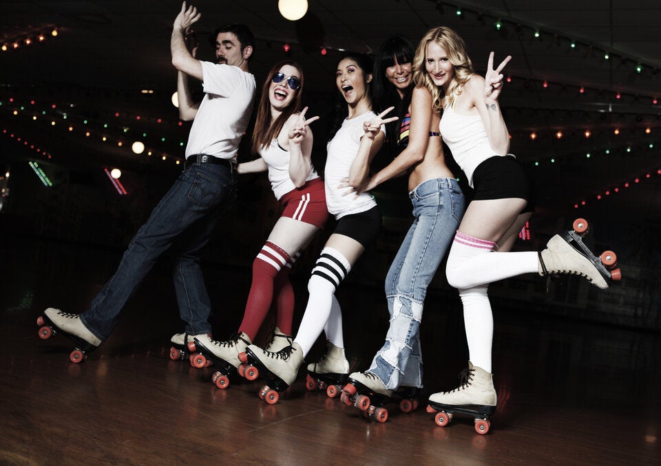 Rollschuh-Disco