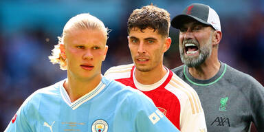 Premier League Haaland Harvertz Klopp