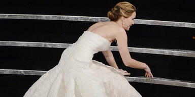 Jennifer Lawrence ist die Sturz-Queen
