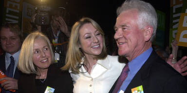 Elfriede, Belinda und Frank Stronach