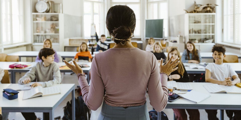 Klasse Lehrerin Schule