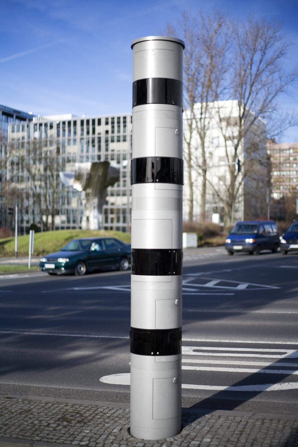 Neue Radarsäulen blitzen genau.