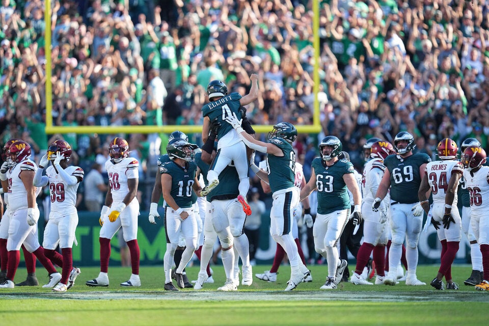 Jake Eliott Philadelphia Eagles Washington Commanders NFL