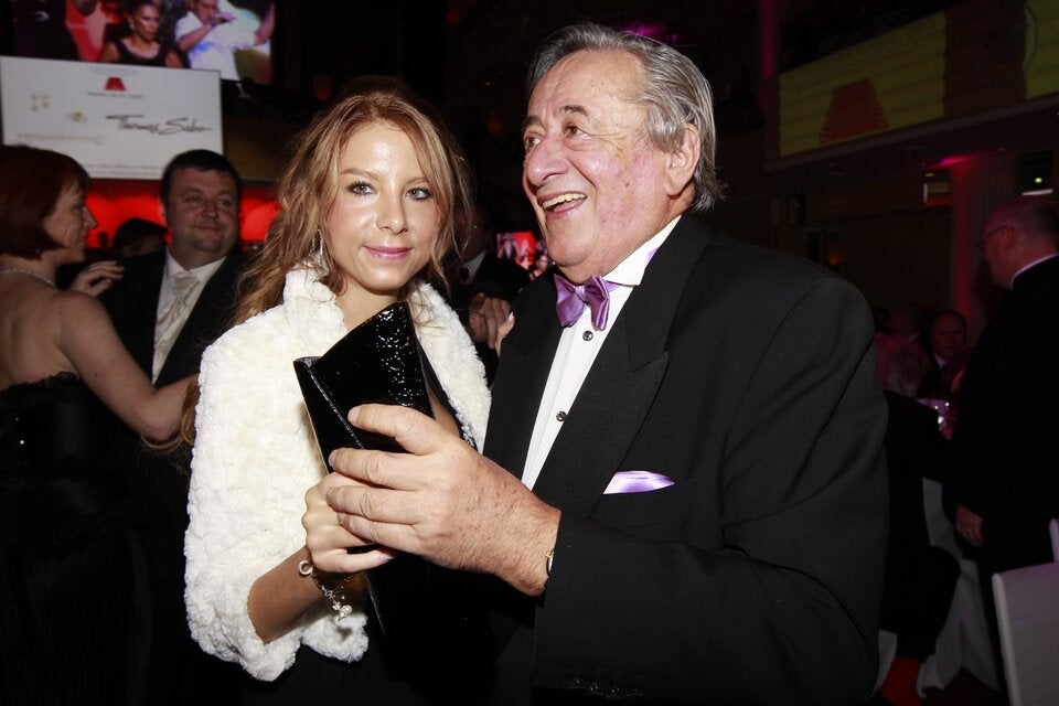 Anastasia Sokol mit Richard Lugner