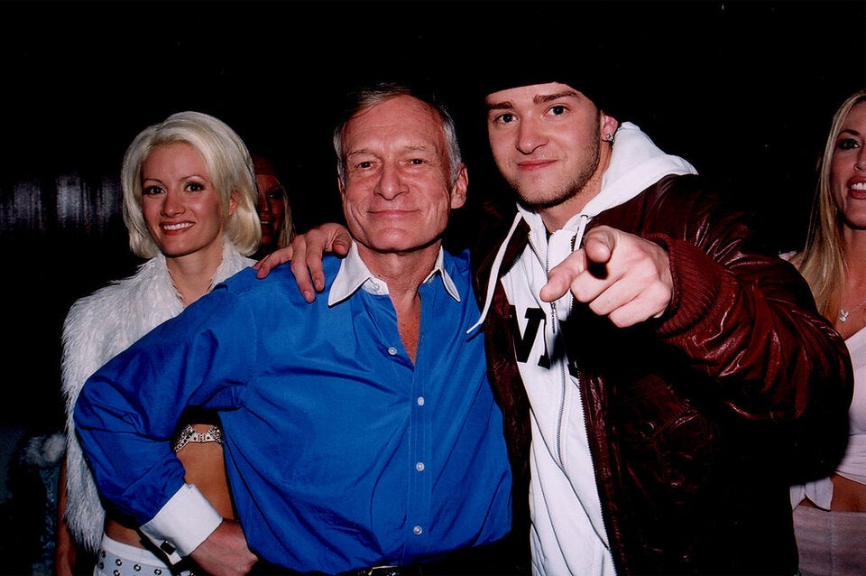 Hugh Hefner und Justin Timberlake