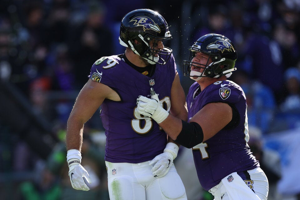 Mark Andrews Baltimore Ravens Detroit Lions