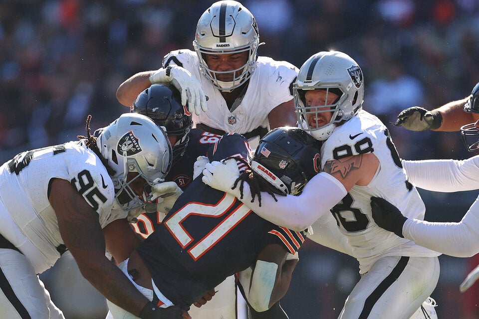 D'Onta Foreman Las Vegas Raiders Chicago Bears