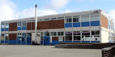 Britisches Schulgeb&auml;ude