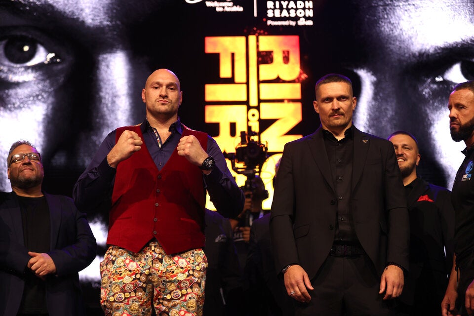 Tyson Fury und Oleksandr Usyk
