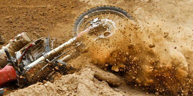 Motocross Sturz