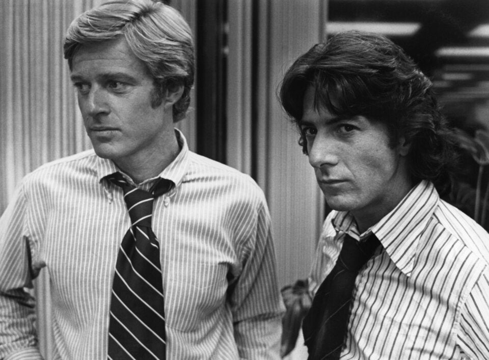 Robert Redford und Dustin Hoffman in 