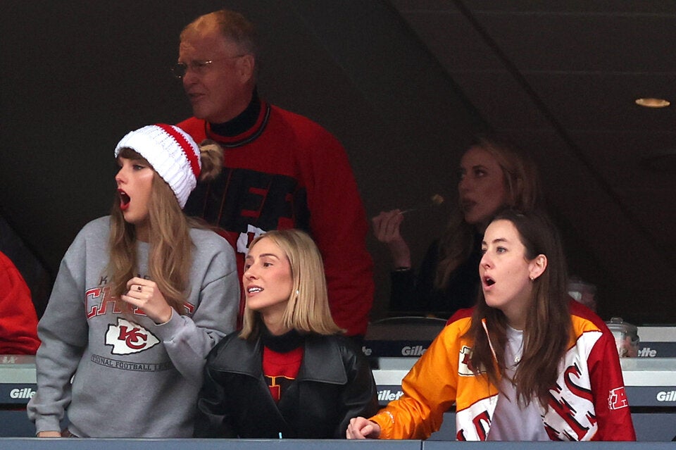 Taylor Swift im Stadion bei New England gegen Kansas City