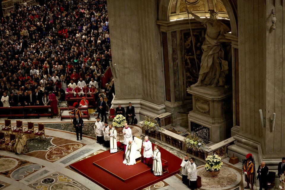 Papst Franziskus Weinachtsmette
