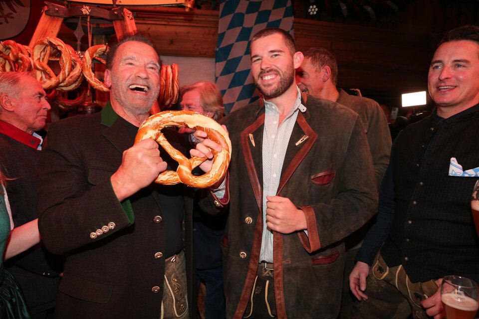 Arnold und Christopher Schwarzenegger