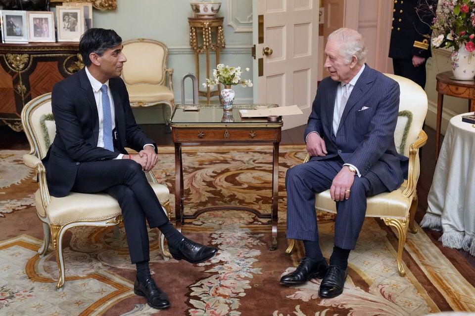 Premierminister Richi Sunak bei König Charles III.